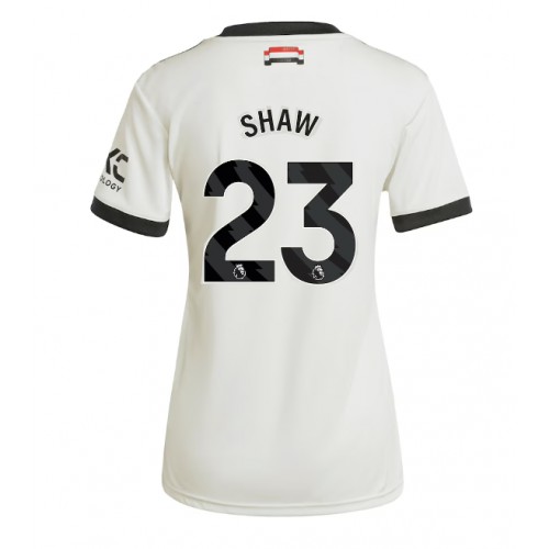 Dres Manchester United Luke Shaw #23 Rezervni za Žensko 2024-25 Kratak Rukav